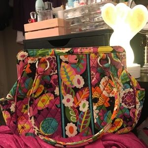Vera Bradly Frame Bag in Va Va Bloom