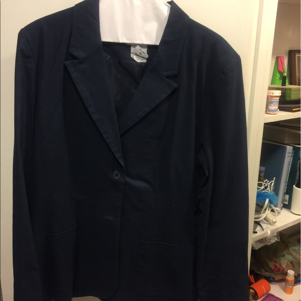 Navy blue blazer