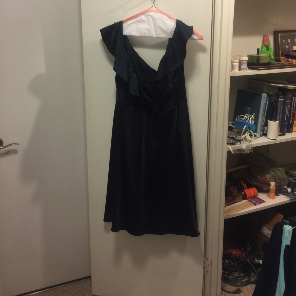 Navy blue cocktail dress