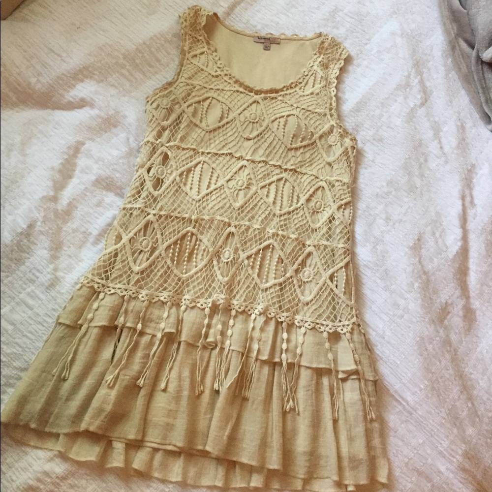 Trendy crochet summer dress