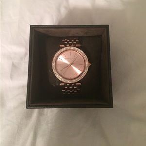 Michael Korda rose gold watch