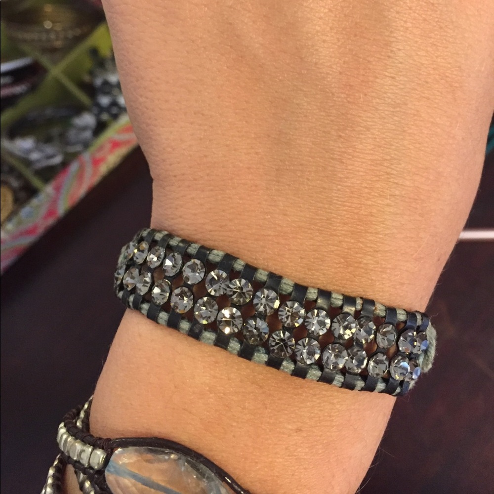 Adjustable Rhinestone bracelet