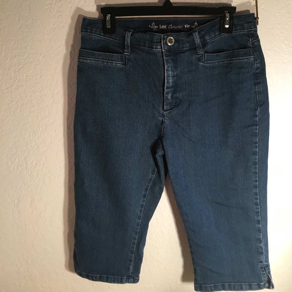 Lee Classic Fit High Waisted Denim Shorts