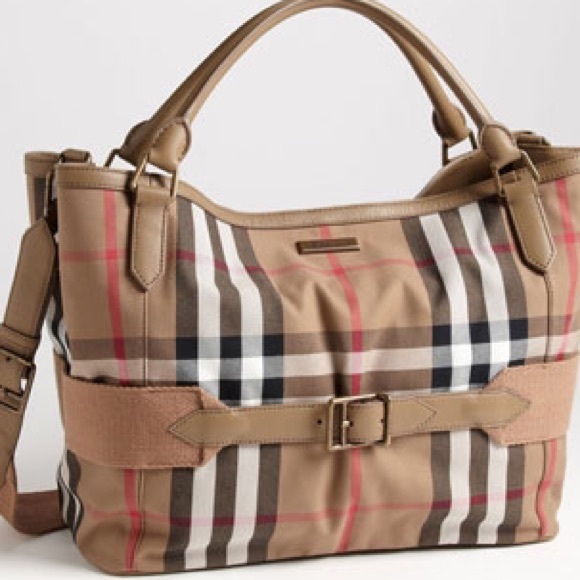 burberry nappy changing bag