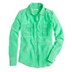 J. Crew Tops - J Crew Blythe silk blouse size 6 J. Crew Tops - J Crew Blythe silk blouse size 6