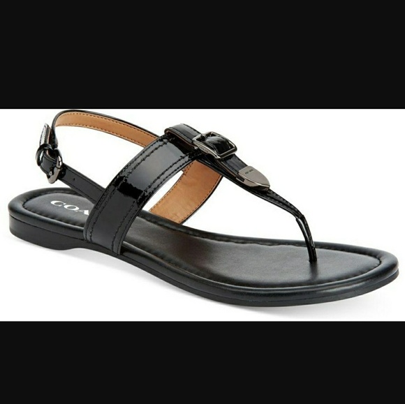 coach cassidy t strap sandal