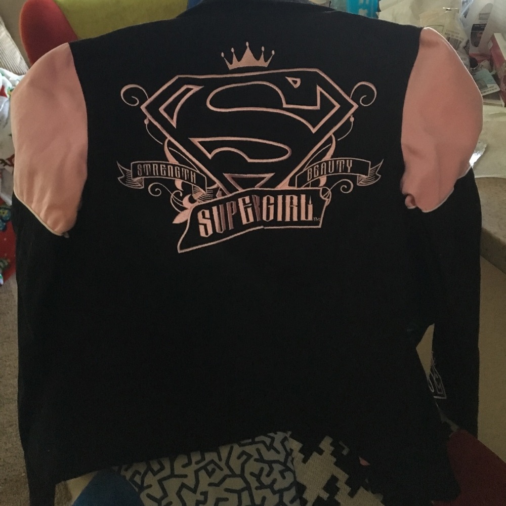 Super girl, suede jacket. NWT