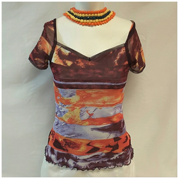 ANAC, Sweetheart neckline Top, size Small - Picture 2 of 8