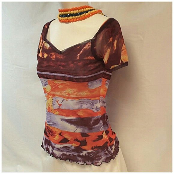 ANAC, Sweetheart neckline Top, size Small - Picture 3 of 8