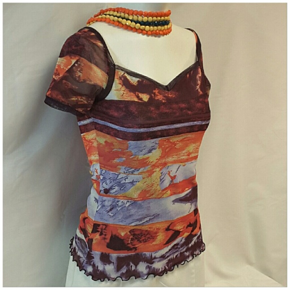 ANAC, Sweetheart neckline Top, size Small - Picture 6 of 8