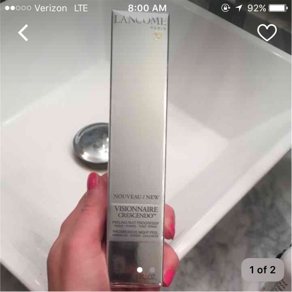 Lancome visionnaire crescendo peel