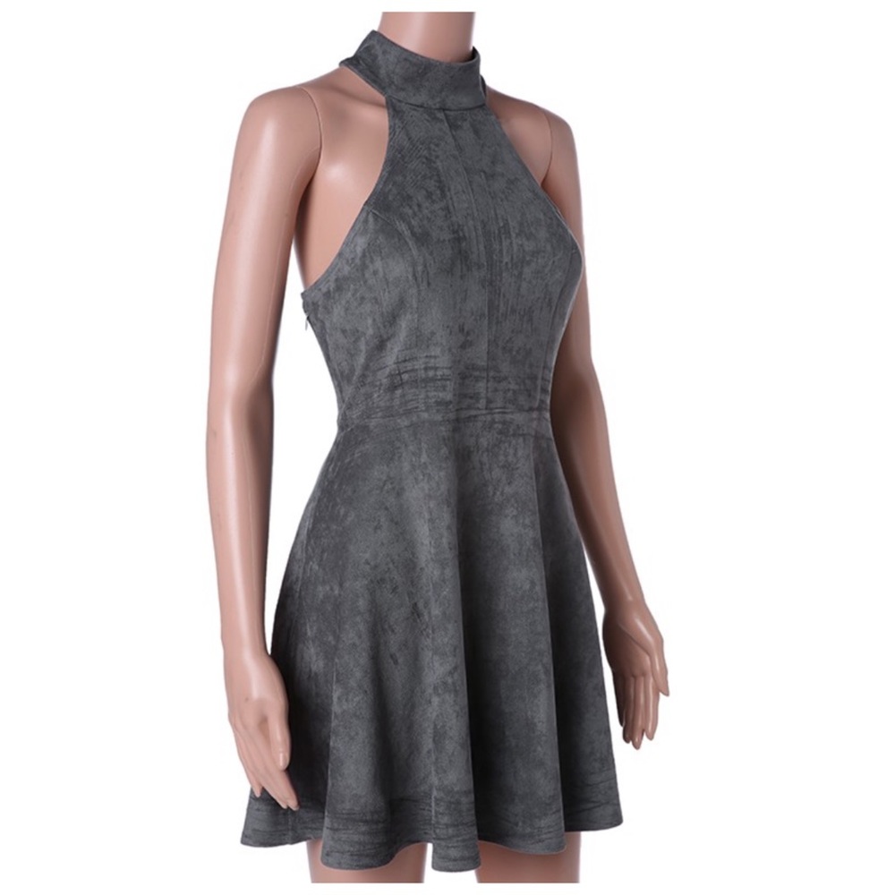 ‼️PRICE FIRM LAST CALL Microfiber Lace Back Dress - Picture 3 of 4