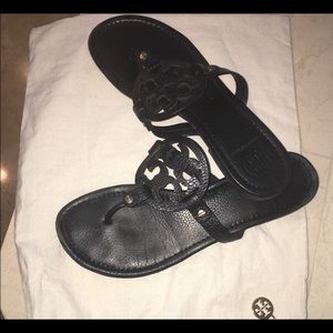 Tory Burch Black Miller Sandals