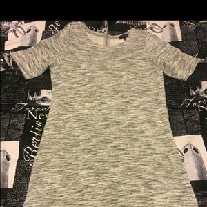 The Limited- grey/white dress