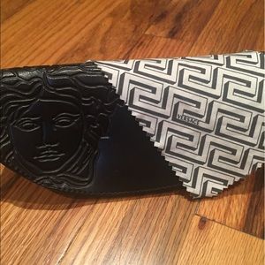 Versace sunglasses case with cleaning cloth