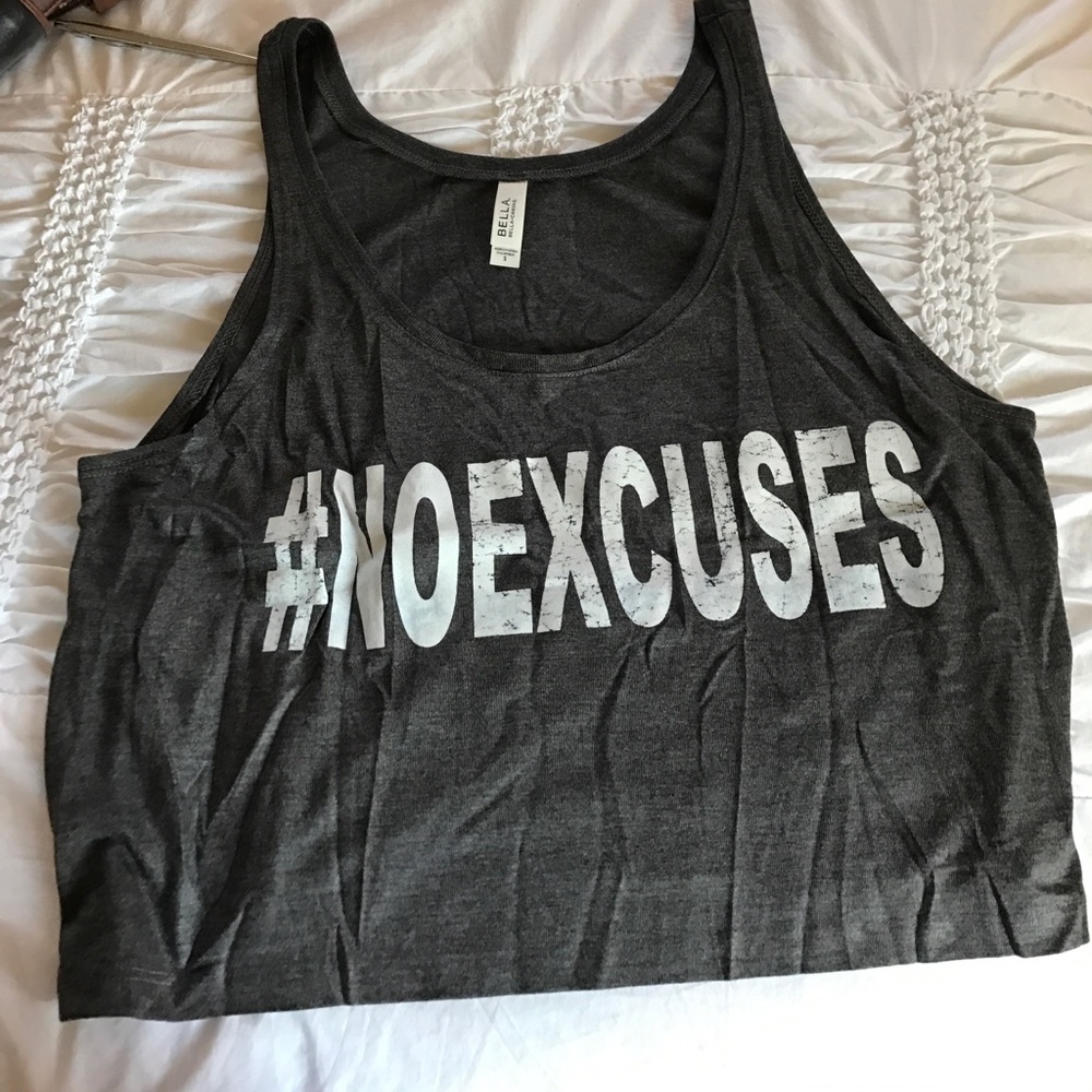 Crop work out shirt