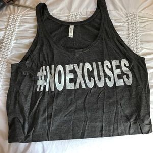 Crop work out shirt