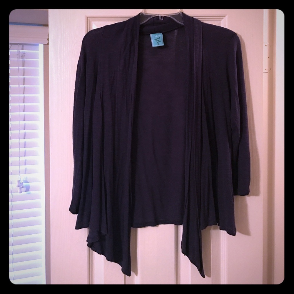 HIP Navy Blue Rayon Cardigan