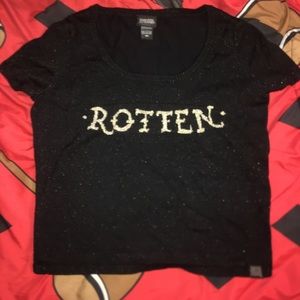 Suicide Squad Harley Quinn Rotten Crop Top