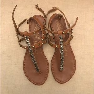 Naughty Monkey Sandals 6.5