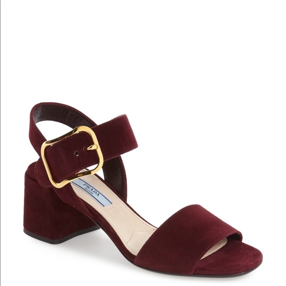 Prada Buckle Sandals