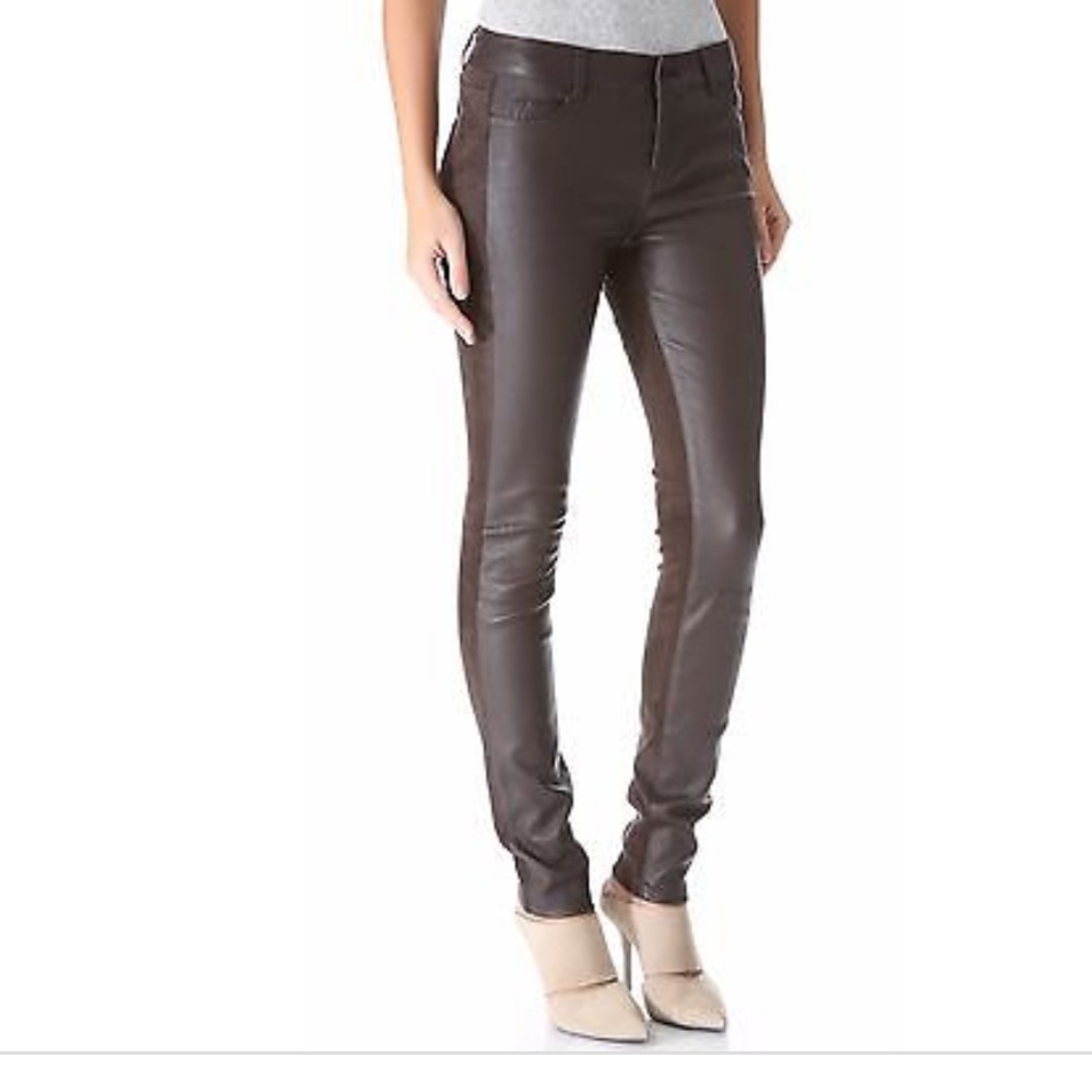 ⚡️SALE⚡️VINCE suede and leather panel pant.