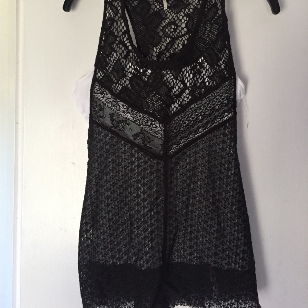 Black Free People Tank
