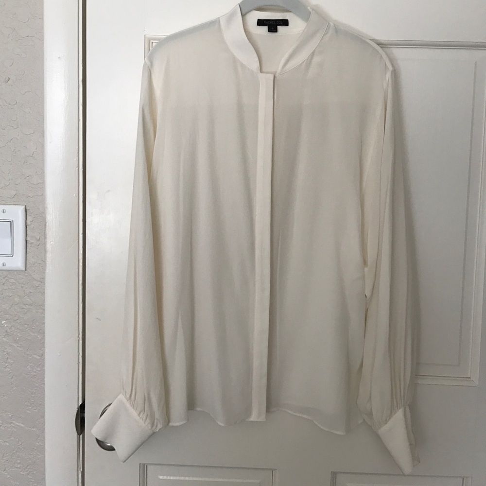 Rachel Zoe long sleeved blouse size 0 lightly worn