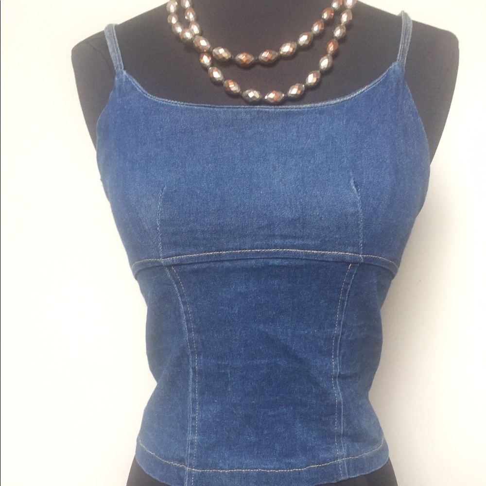 Denim Tank Top