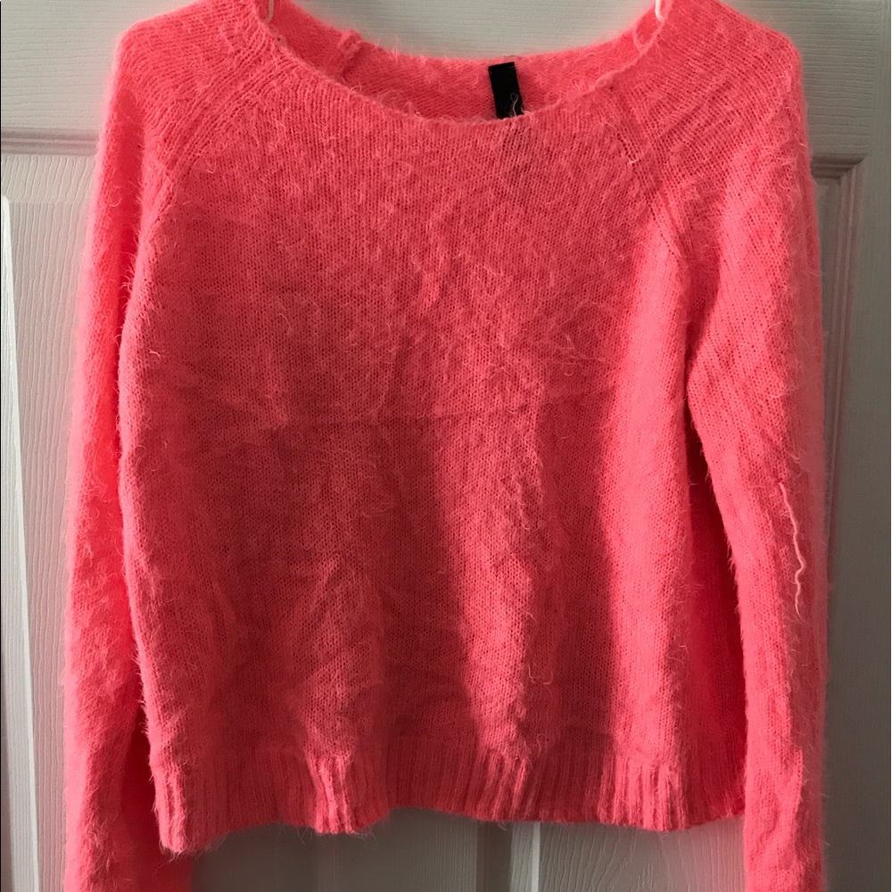Soft hot pink sweater