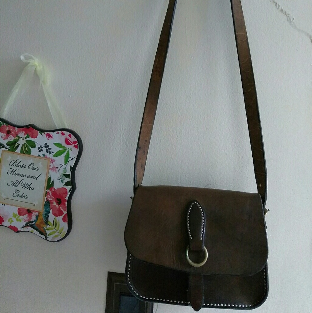 RAW LEATHER BAG ...