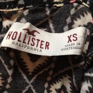 XS Hollister Spaghetti Strap Jumpsuit w/ Pattern