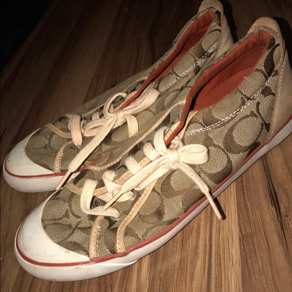 Coach sneakers sz 9.5