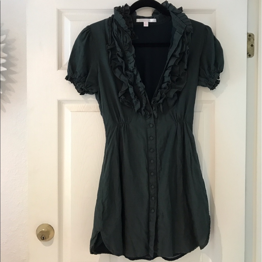 Jenny Han Size S Hunter Green  Dress