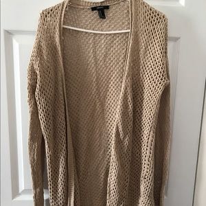 Tan cardigan