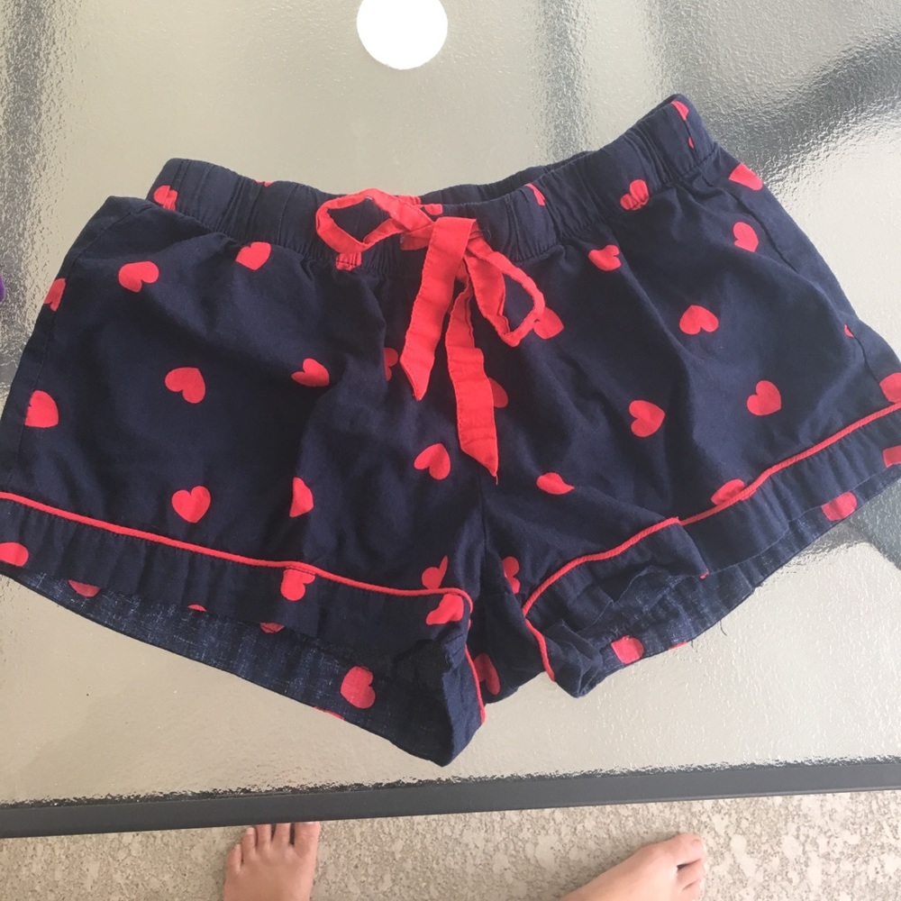 Pj shorts with hearts