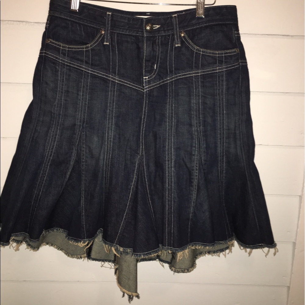 Habitual fit and flare denim skirt!