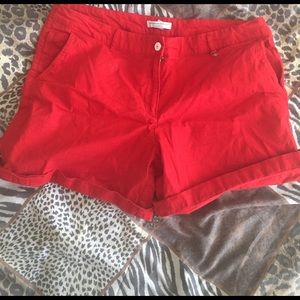 Classic Red Shorts