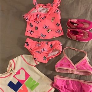 Toddler girl swimsuit bundle!