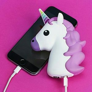 Unicorn Emoji Portable charger