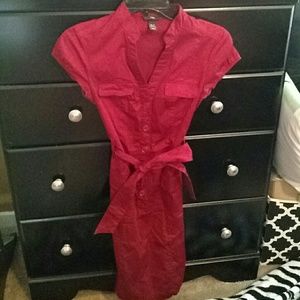 Red H&M dress