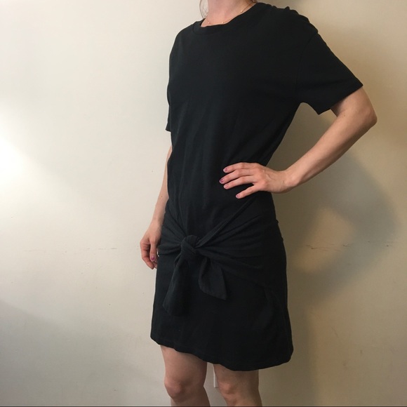 All Saints Dresses & Skirts - AllSaints Chan-Fly Sweatshirt Tie Front Dress