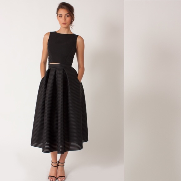 2 piece cocktail dress