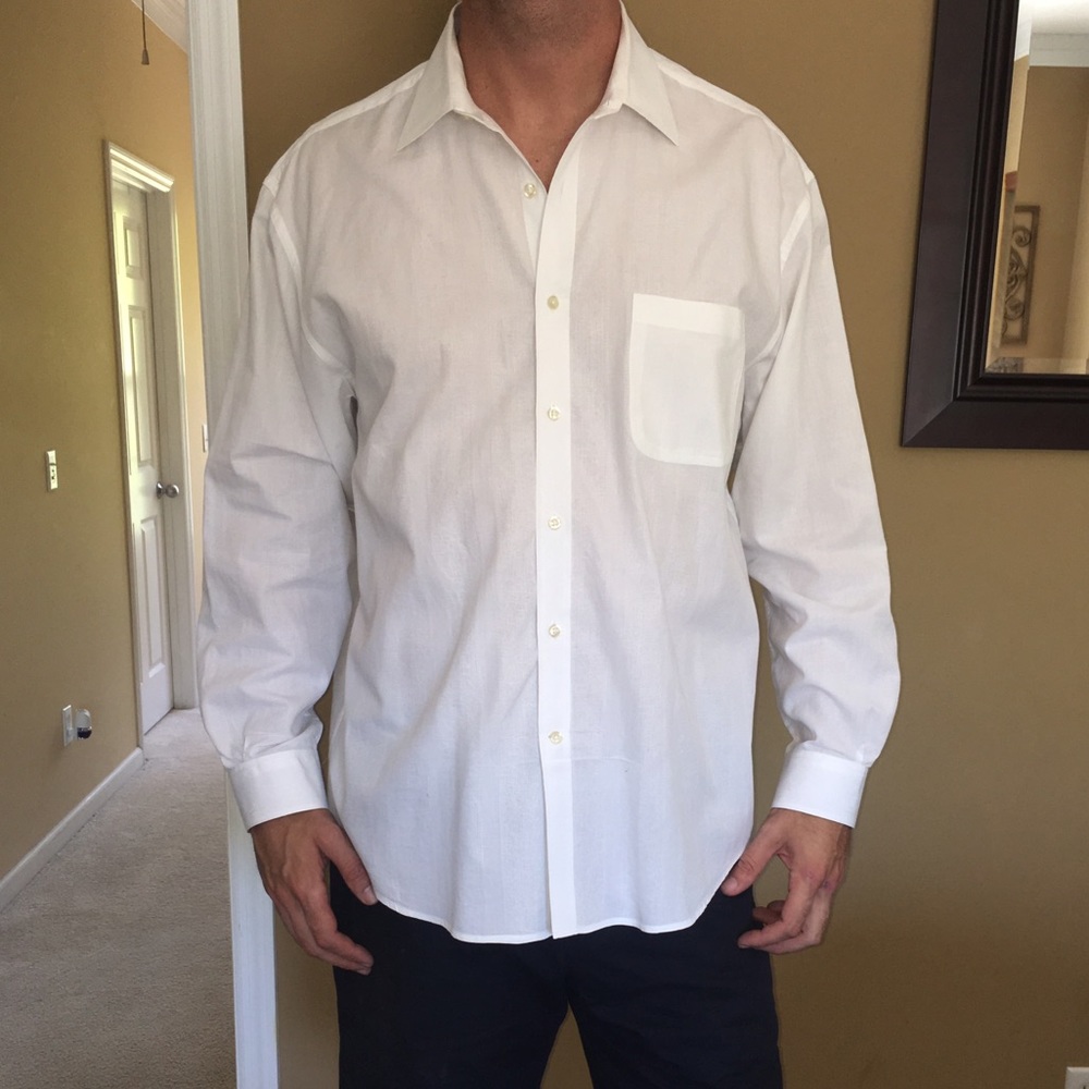 Saks 5th Avenue men's dress shirt.