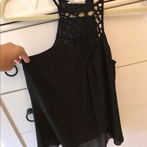 Vestique Dressy Black Top XS