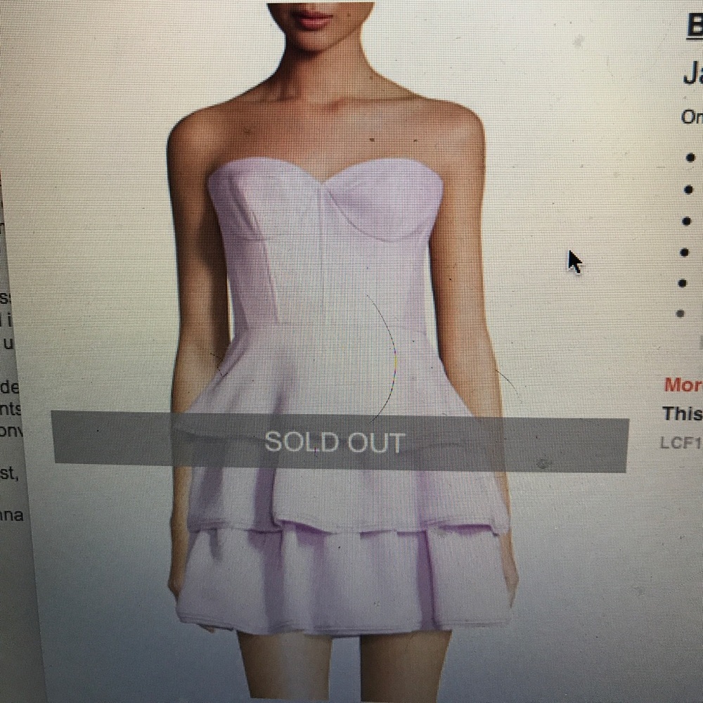 Bcbgmaxazria Jacklyn Tiered Ruffle Dress