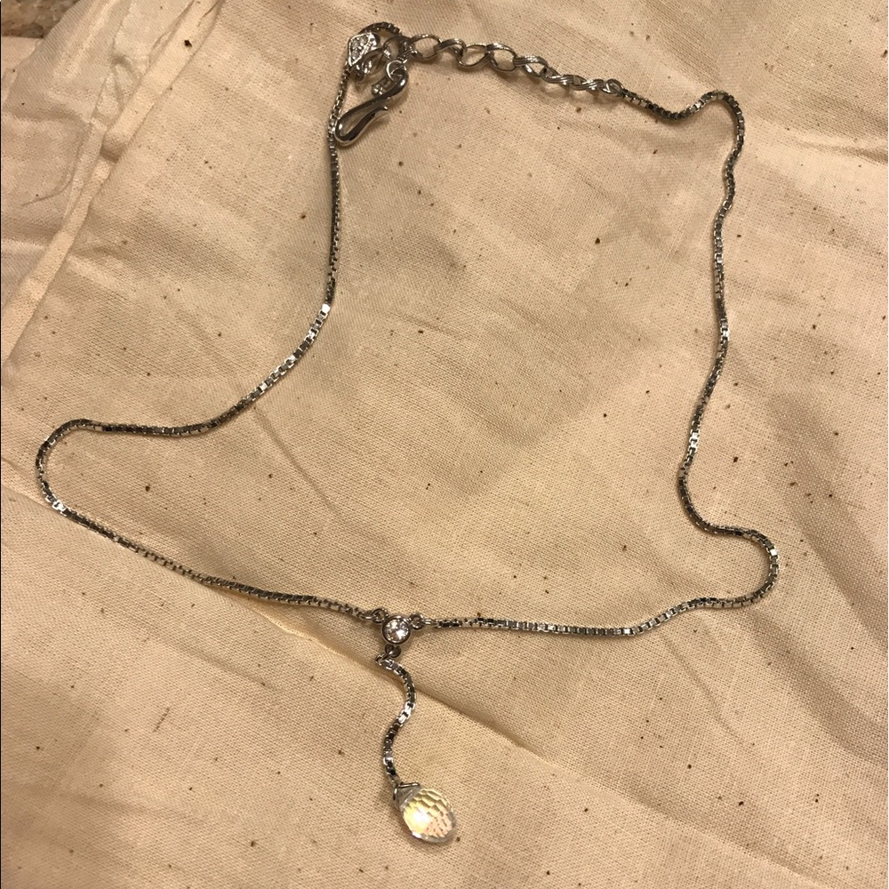 Crystal Drop Necklace