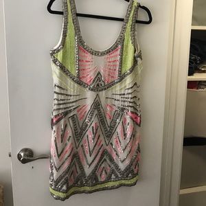 Sequin mini cocktail dress