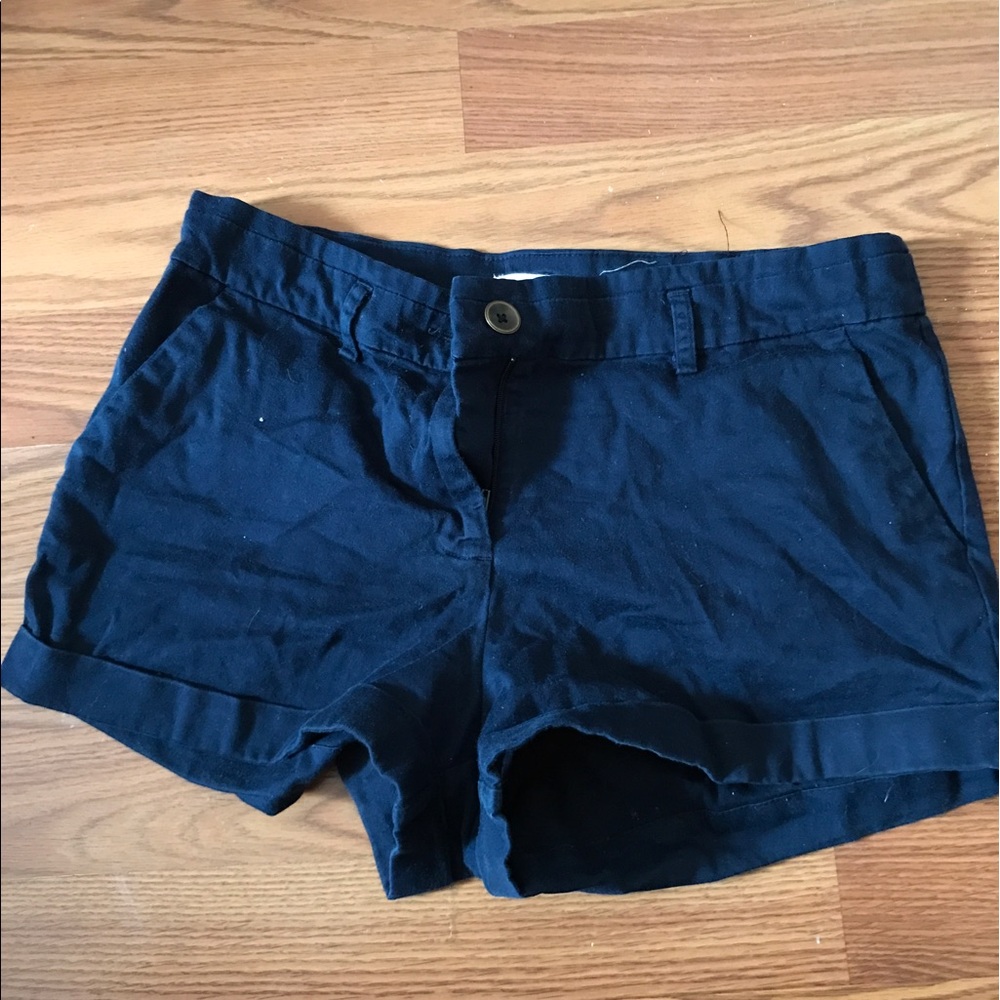 Navy blue shorts