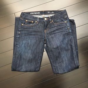 J.crew toothpick ankle jeans